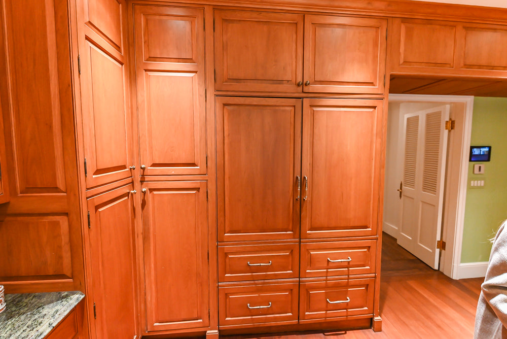 Premier Traditional Classic Wood Kitchen with Island & 60" Wolf Range