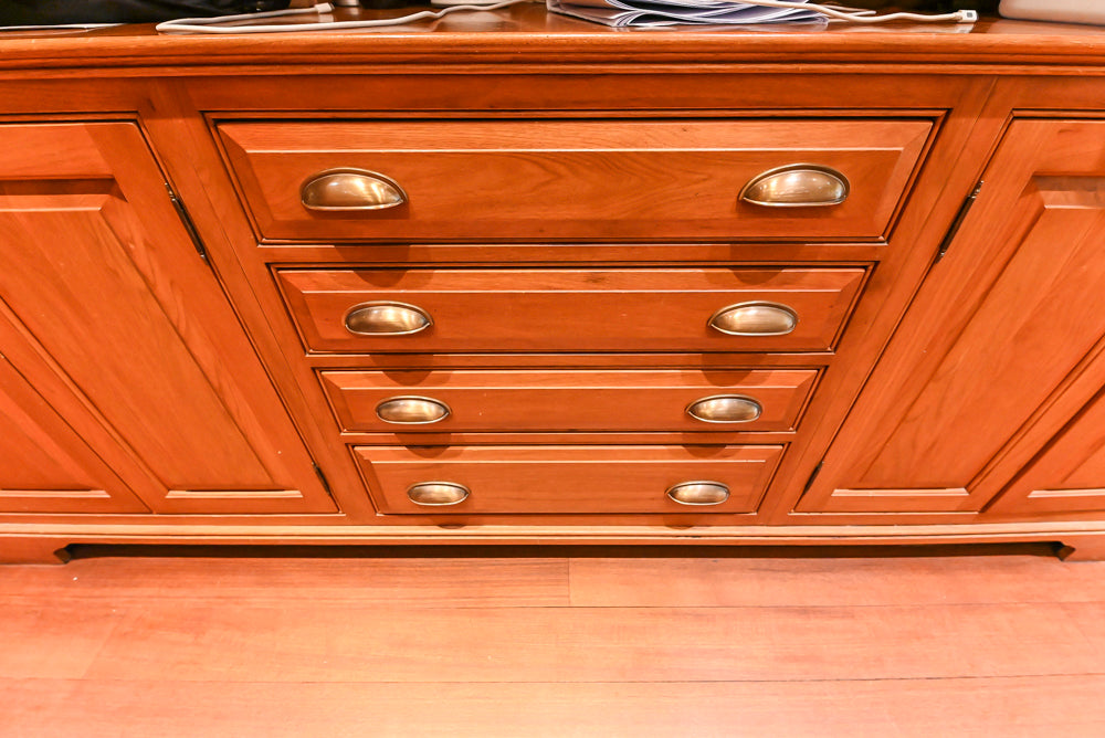 Premier Traditional Classic Wood Kitchen with Island & 60" Wolf Range