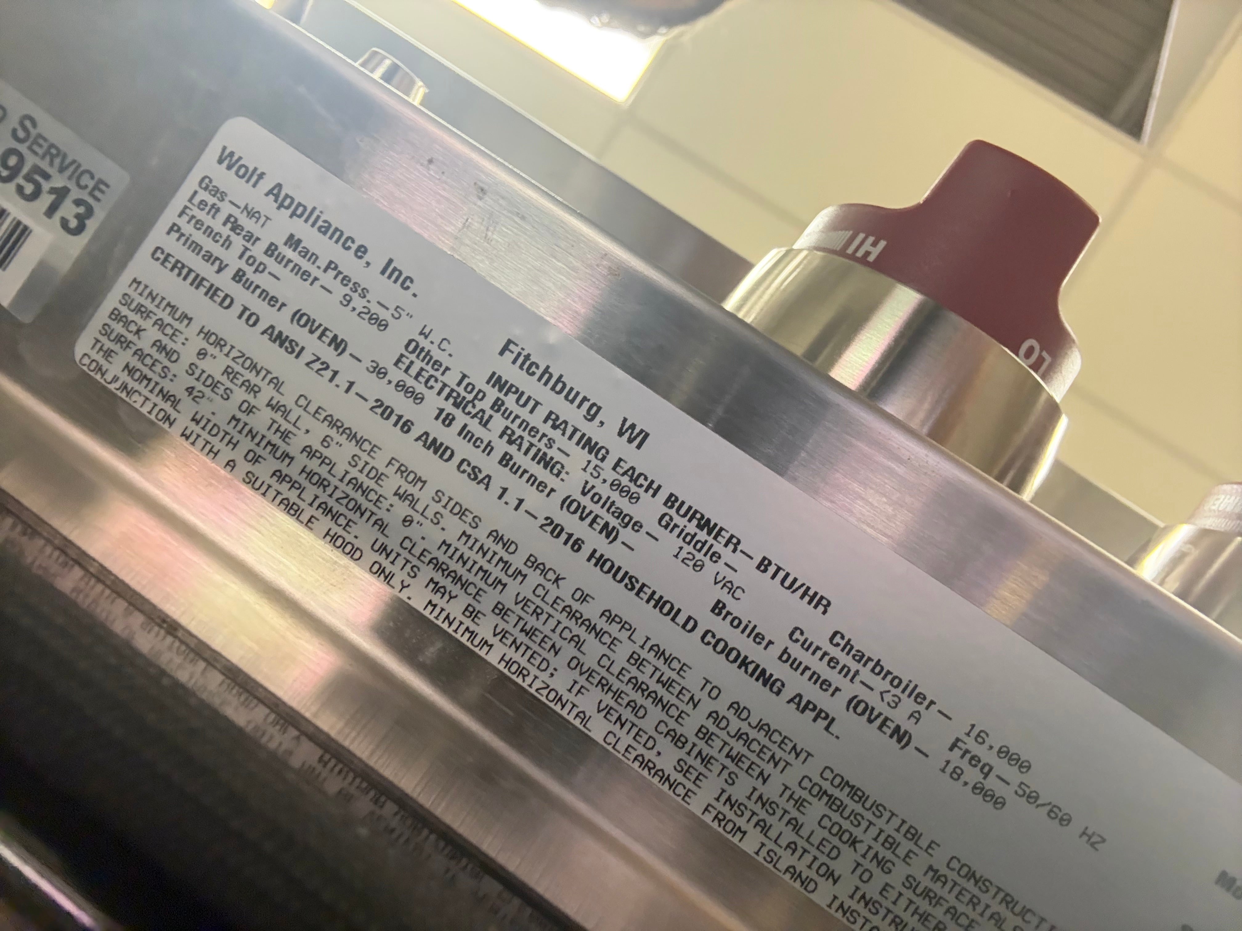 Wolf GR364C 36" Stainless Steel Pro-Style Gas Range