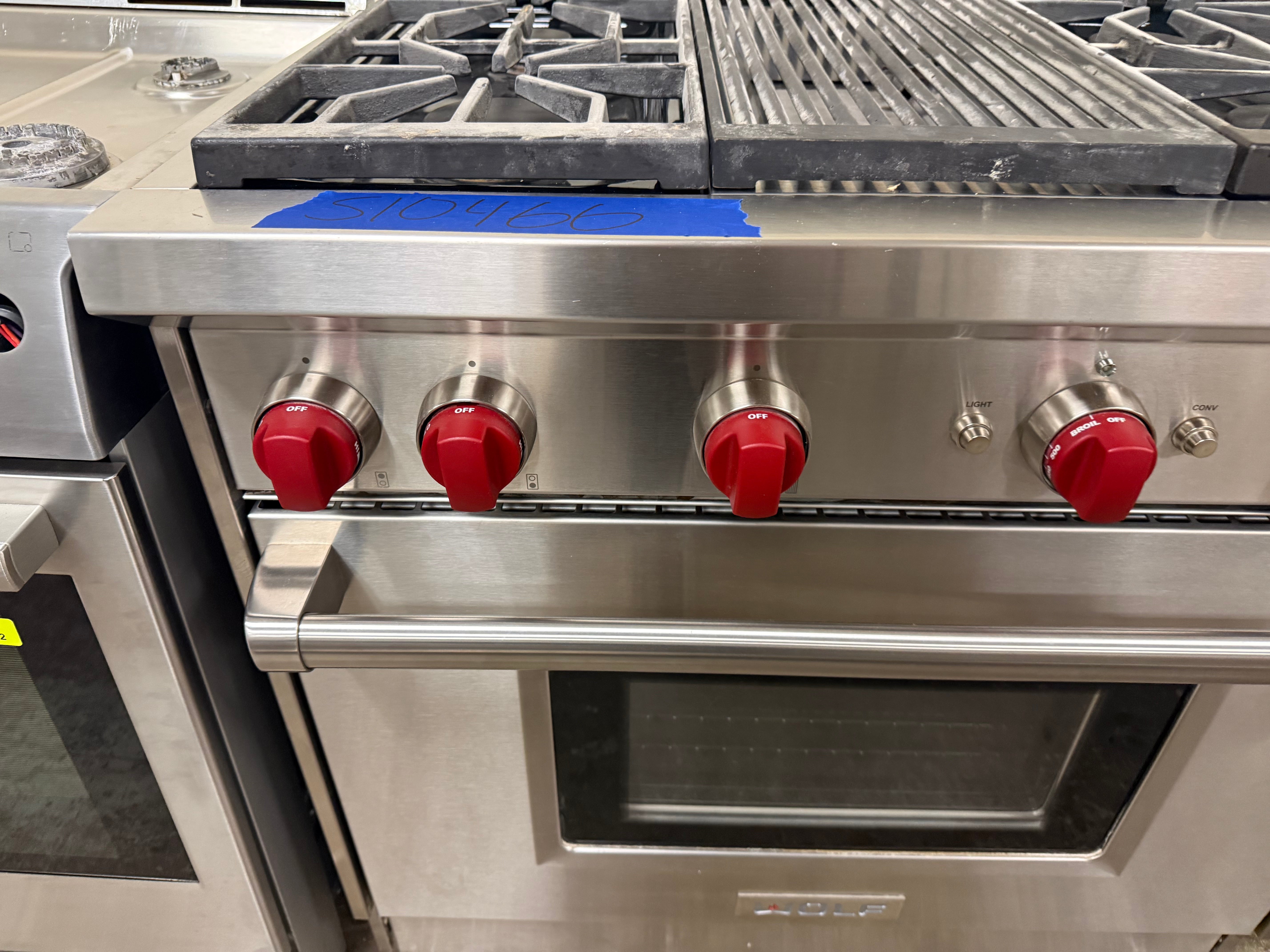 Wolf GR364C 36" Stainless Steel Pro-Style Gas Range