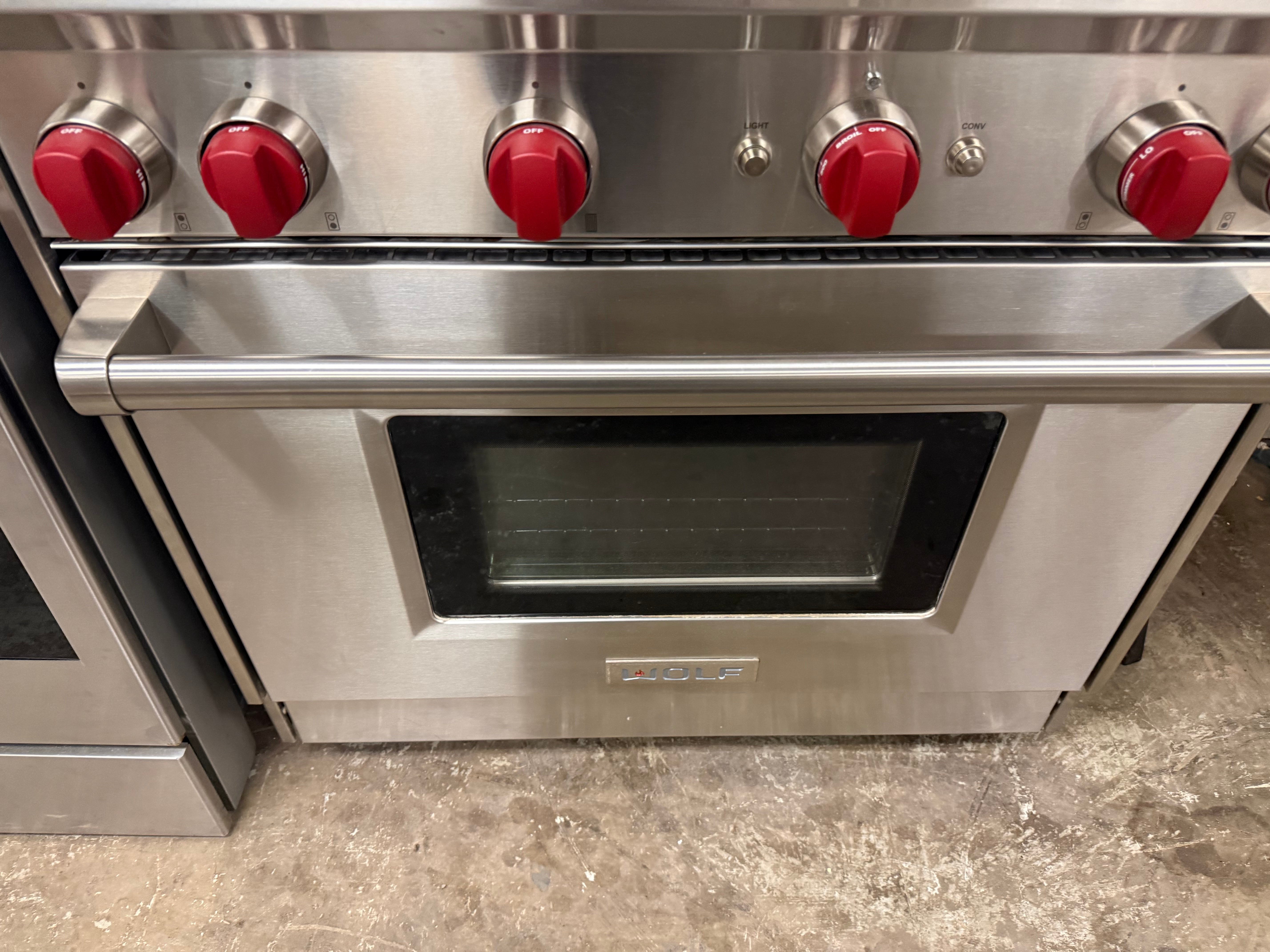 Wolf GR364C 36" Stainless Steel Pro-Style Gas Range