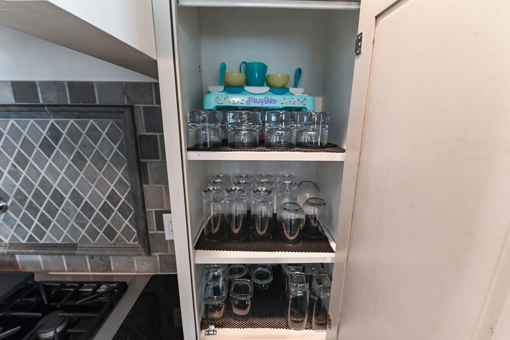 “The Abernathy” Grand Off White Kitchen with Island and Appliances