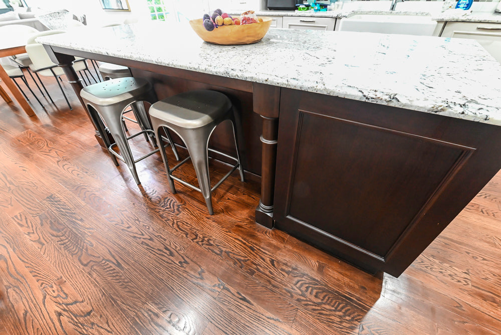 St. Martin Traditional Off-White Kitchen with Island & JennAir Appliances