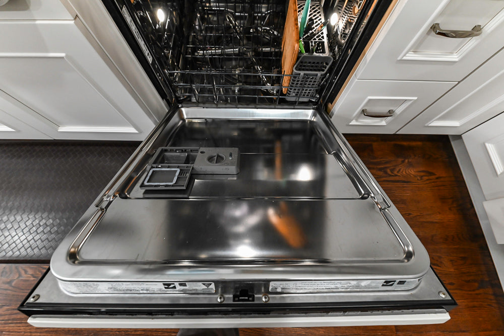 St. Martin Traditional Off-White Kitchen with Island & JennAir Appliances