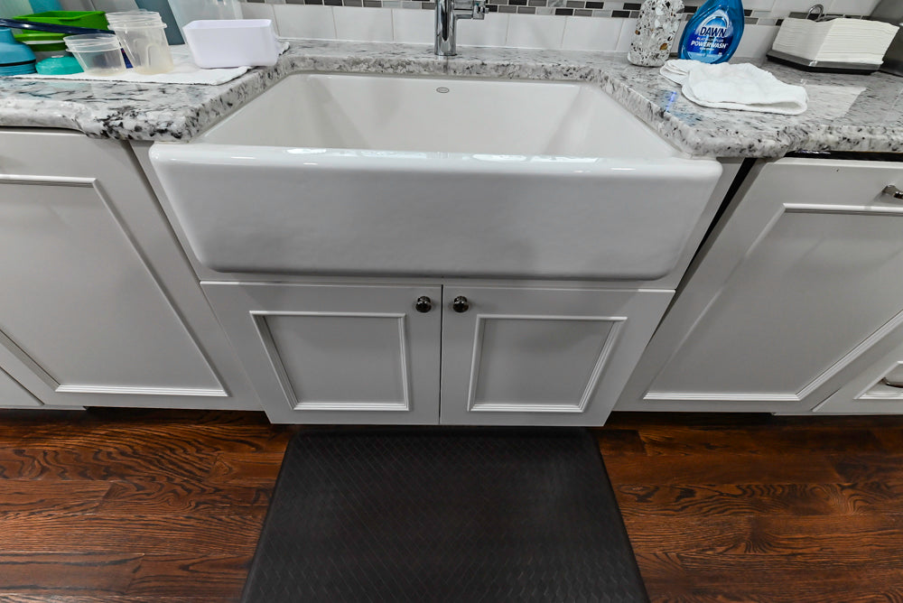 St. Martin Traditional Off-White Kitchen with Island & JennAir Appliances