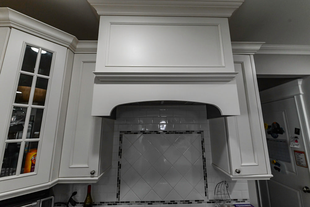 St. Martin Traditional Off-White Kitchen with Island & JennAir Appliances