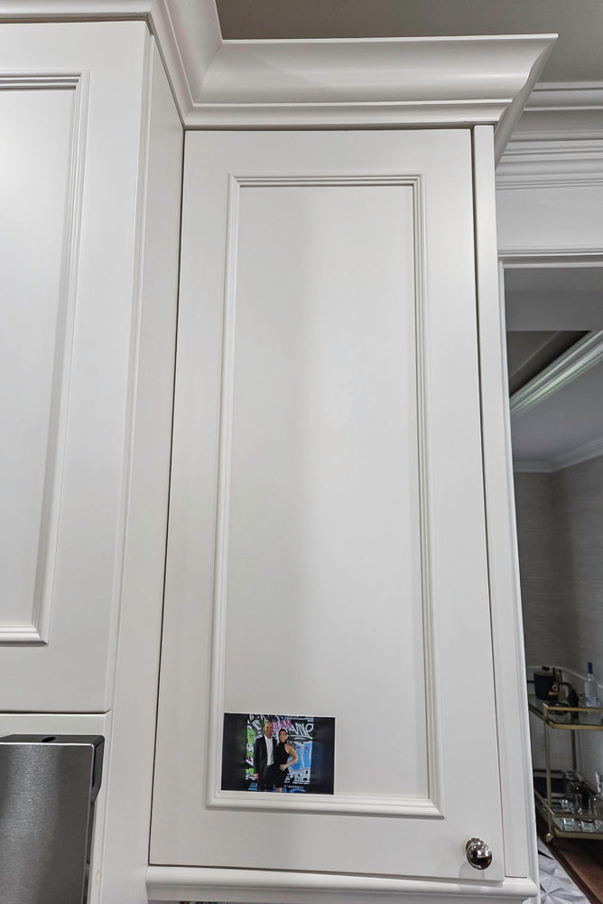 St. Martin Traditional Off-White Kitchen with Island & JennAir Appliances