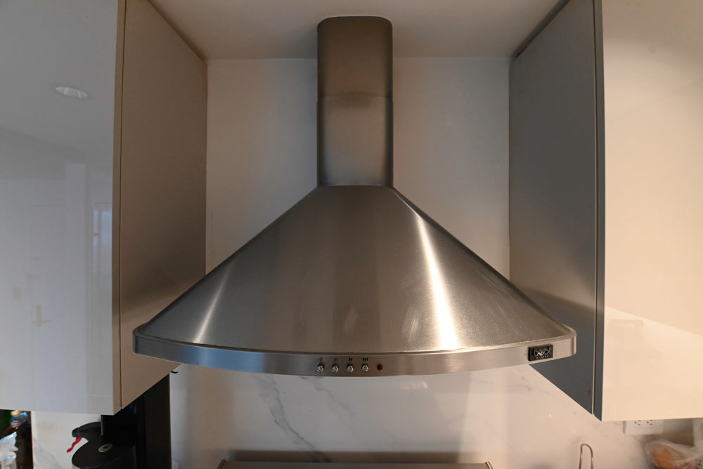 Miralis Modern Grey Two-Textured Kitchen with Viking Range