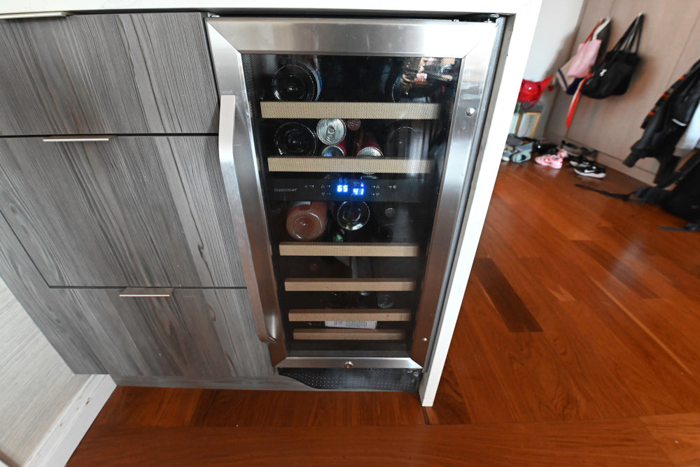 Miralis Modern Grey Two-Textured Kitchen with Viking Range