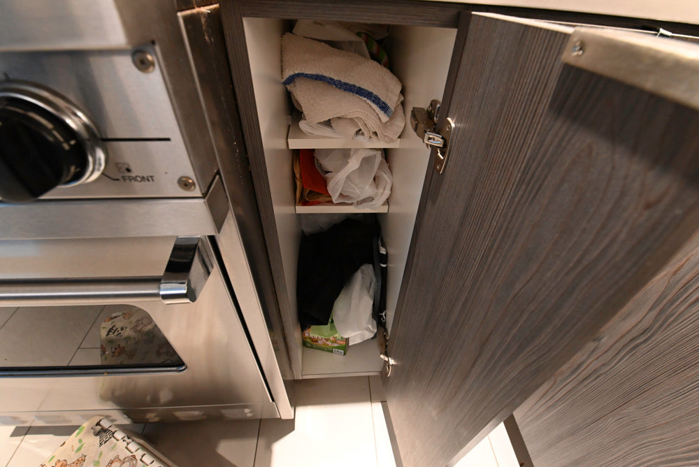 Miralis Modern Grey Two-Textured Kitchen with Viking Range