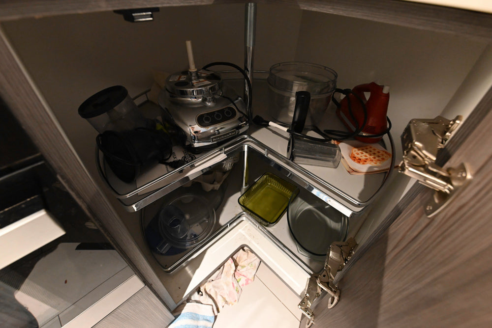 Miralis Modern Grey Two-Textured Kitchen with Viking Range