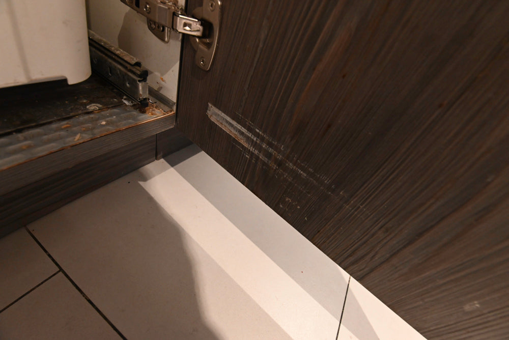 Miralis Modern Grey Two-Textured Kitchen with Viking Range