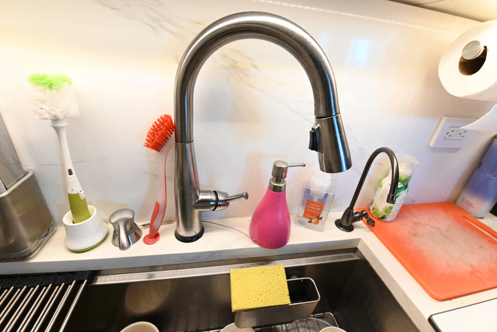 Miralis Modern Grey Two-Textured Kitchen with Viking Range