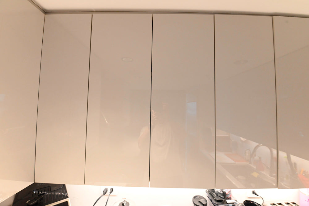 Miralis Modern Grey Two-Textured Kitchen with Viking Range