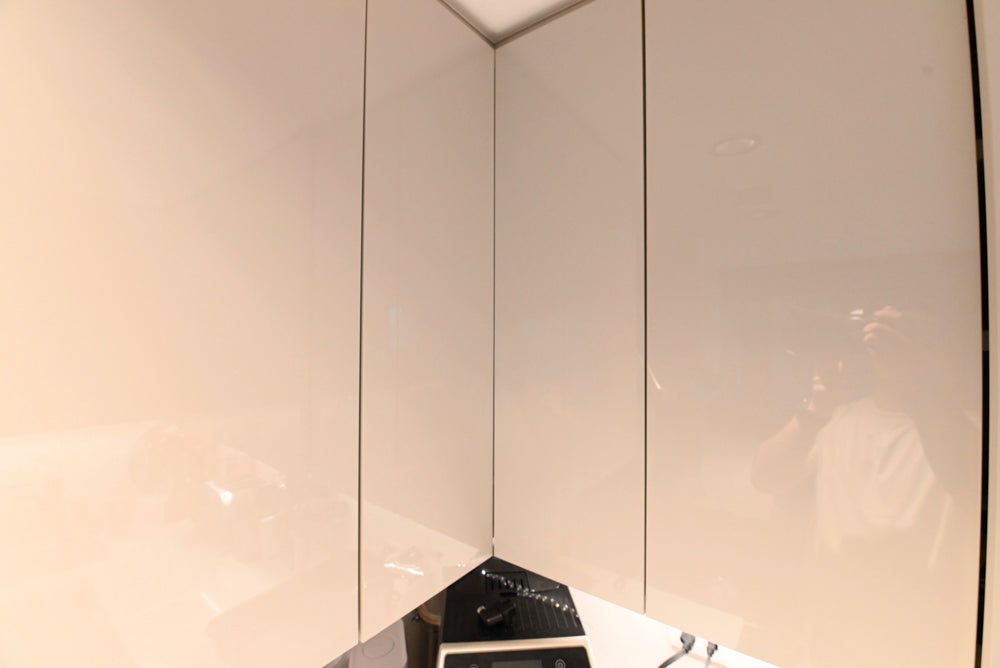 Miralis Modern Grey Two-Textured Kitchen with Viking Range