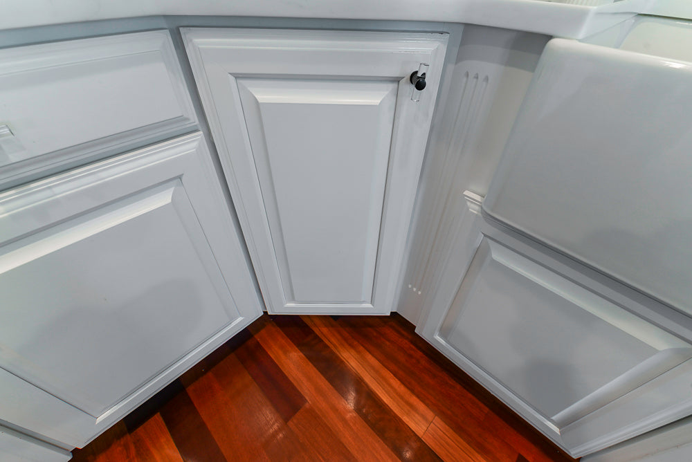 "The Kensington" Traditional White Kitchen with Island & Appliances