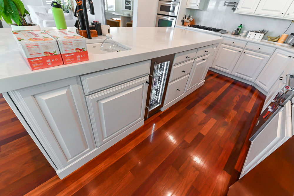 "The Kensington" Traditional White Kitchen with Island & Appliances