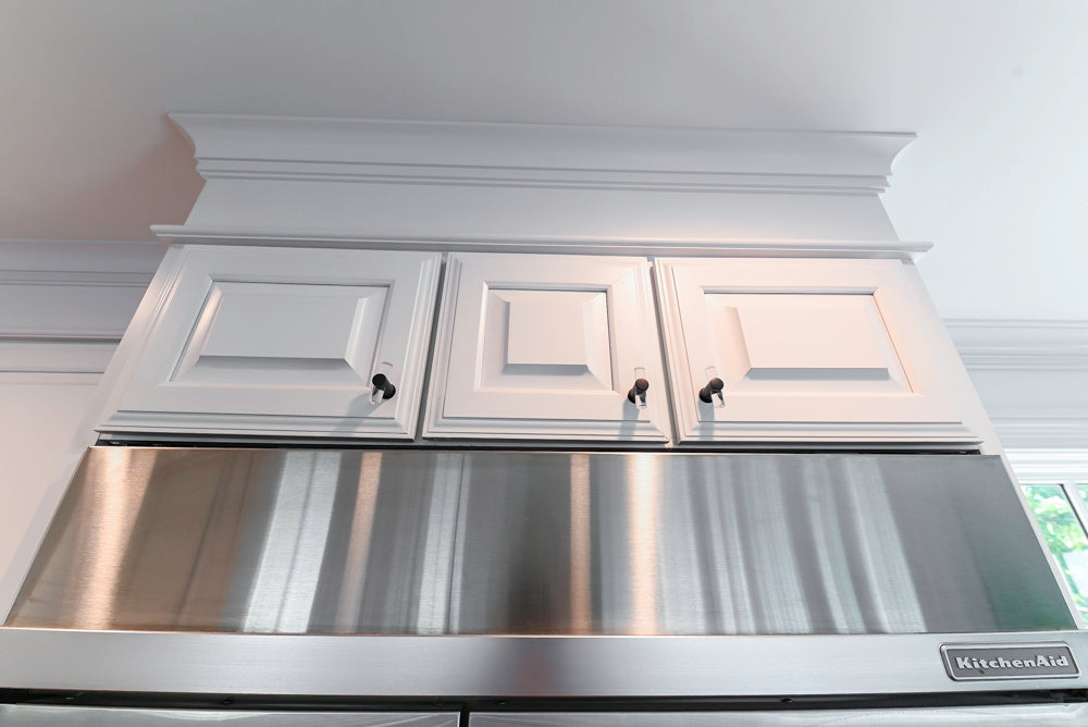 "The Kensington" Traditional White Kitchen with Island & Appliances