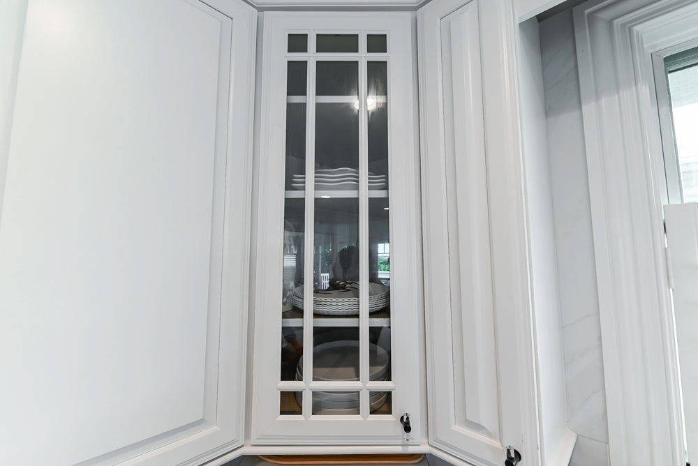 "The Kensington" Traditional White Kitchen with Island & Appliances