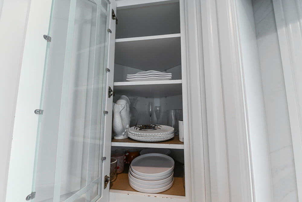 "The Kensington" Traditional White Kitchen with Island & Appliances