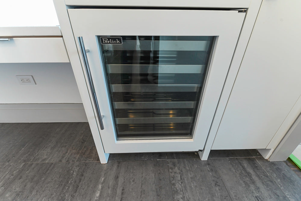 “The Mercer” Modern Black & White Kitchen with Appliances
