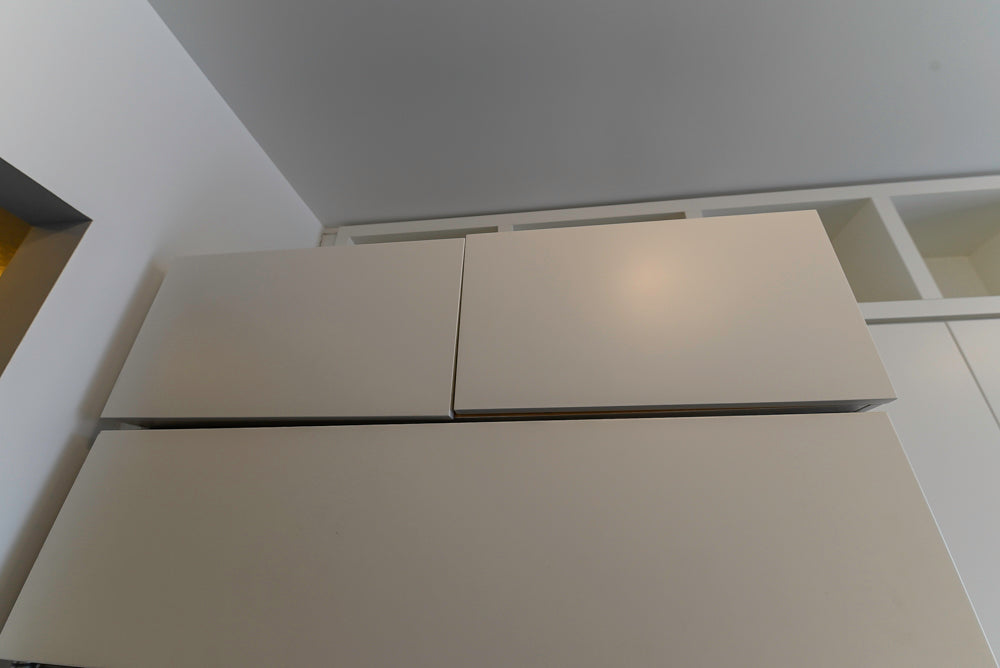 “The Mercer” Modern Black & White Kitchen with Appliances