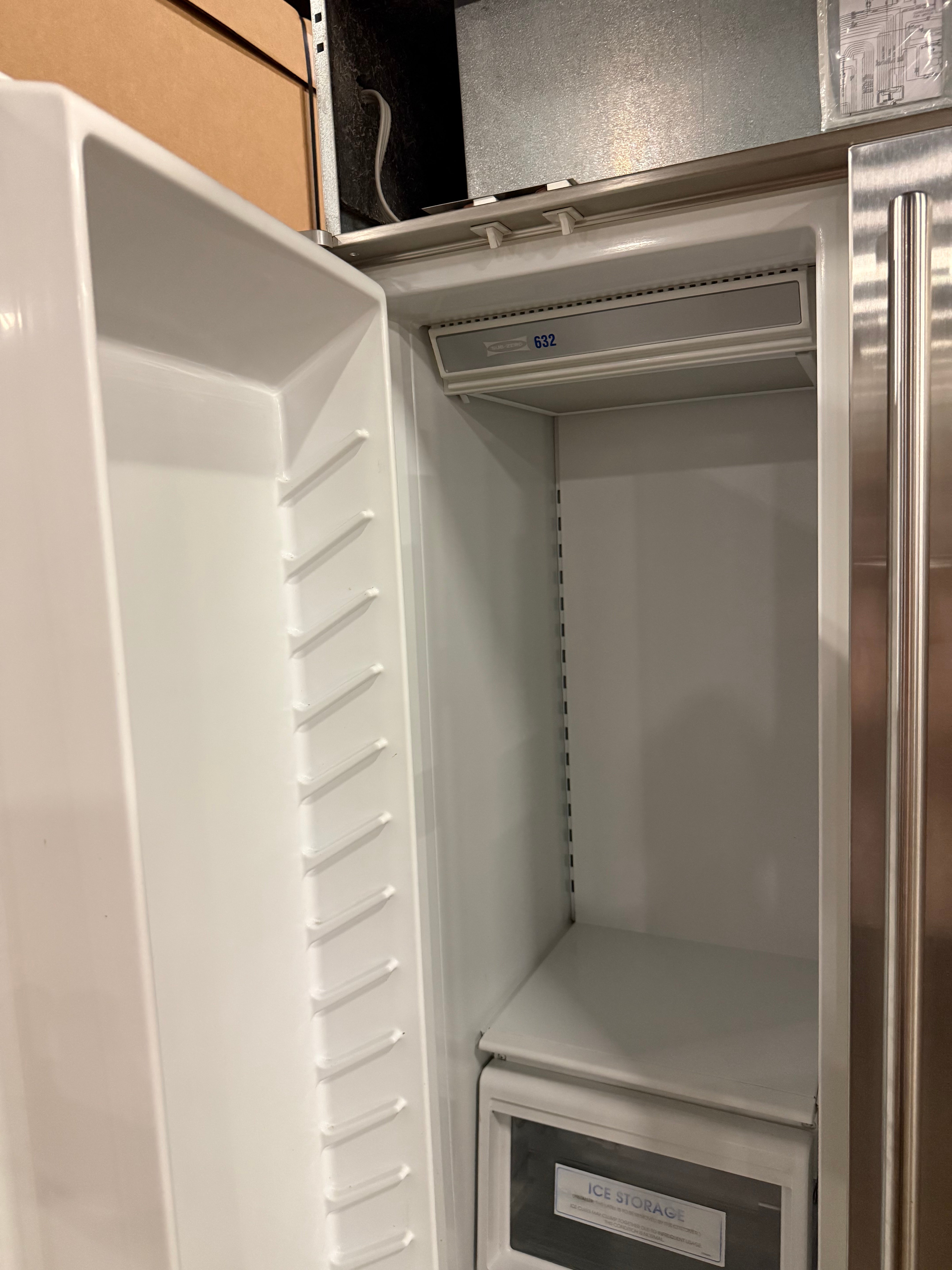 Sub-Zero 632/S 48" Stainless Steel Side by Side Refrigerator