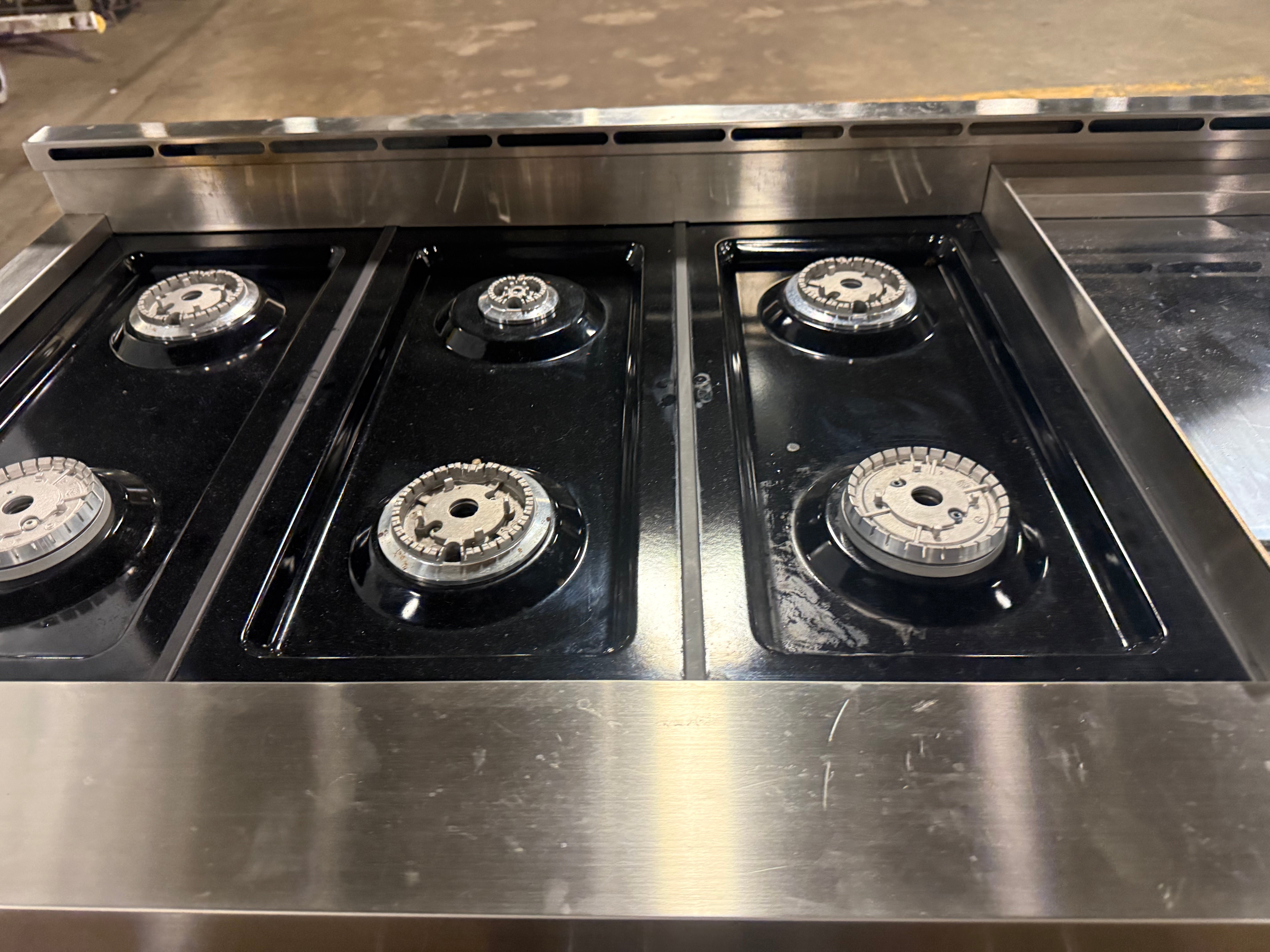 KitchenAid KFGC558JSS 48" Stainless Steel Gas Range