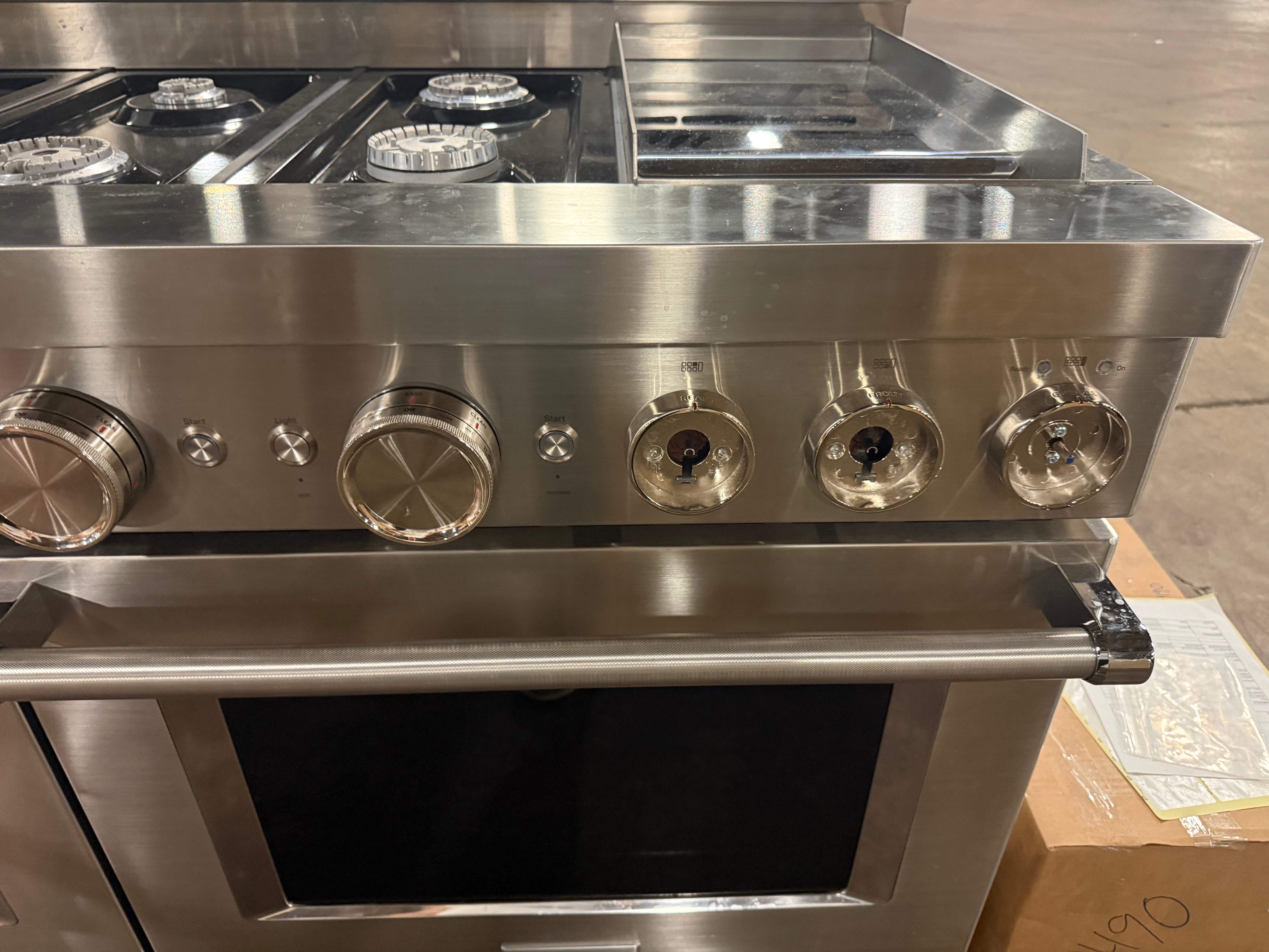 KitchenAid KFGC558JSS 48" Stainless Steel Gas Range