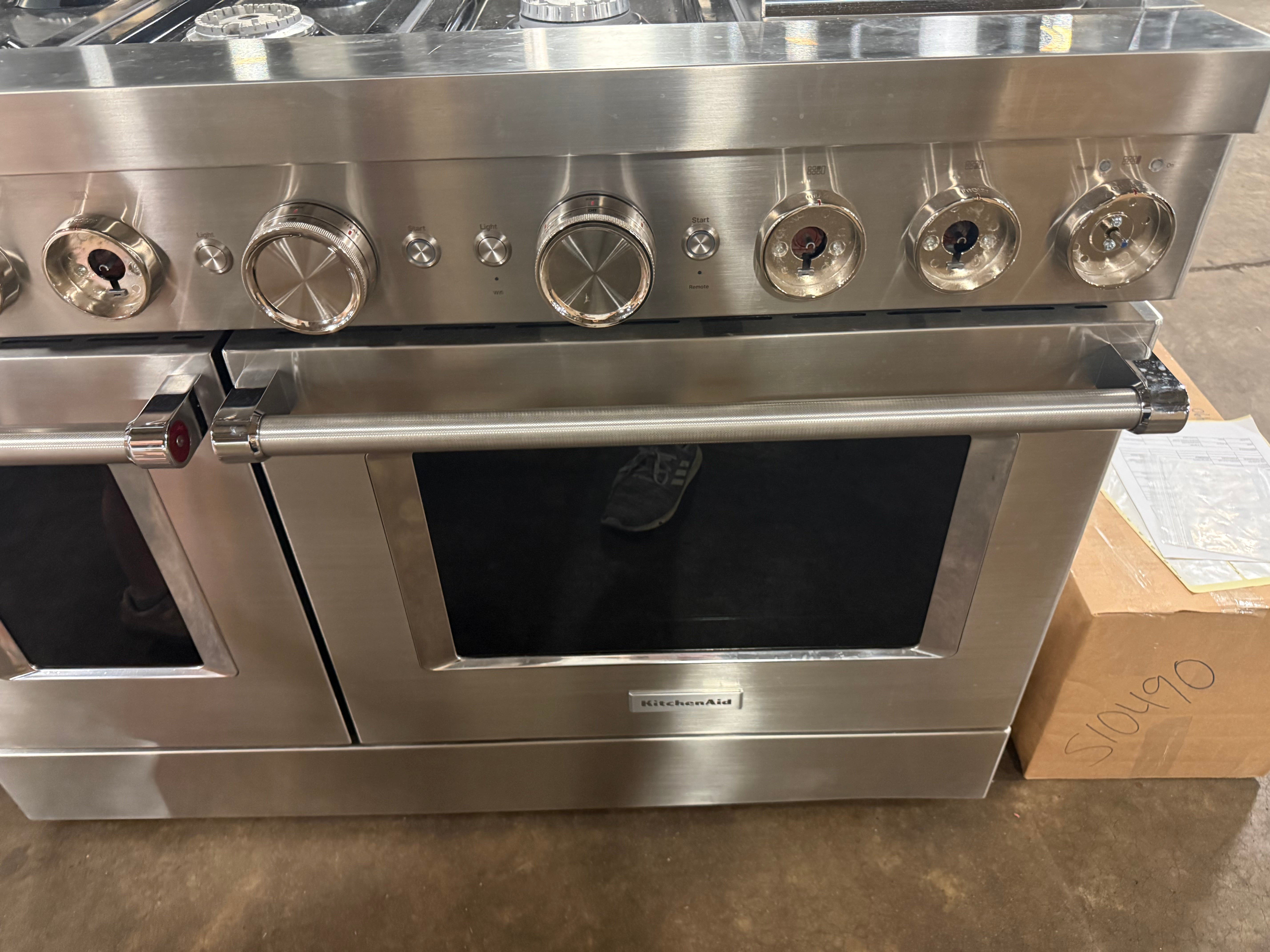 KitchenAid KFGC558JSS 48" Stainless Steel Gas Range