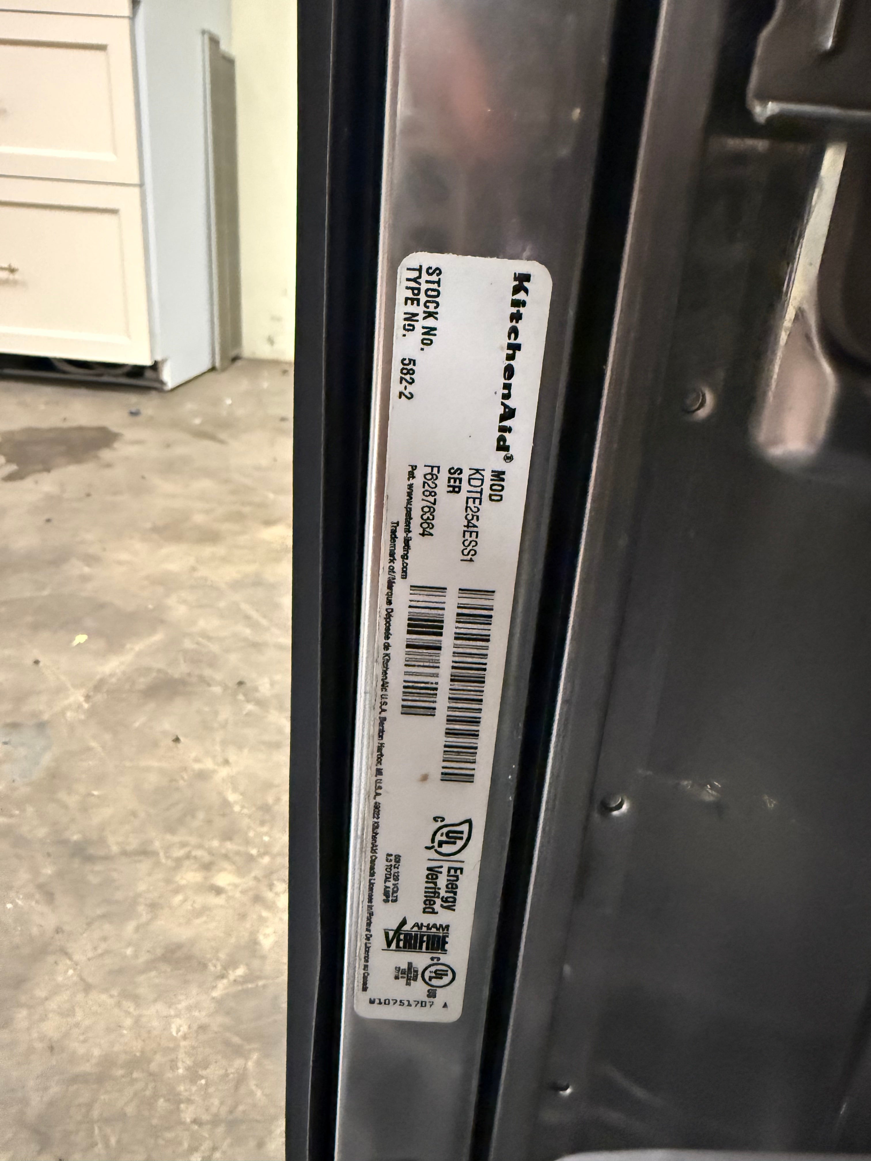 KitchenAid KDTE254ESS 24" Stainless Steel Dishwasher