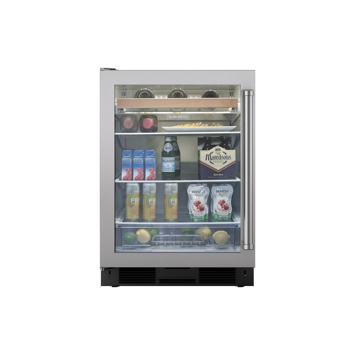 Sub-Zero UC-24BG/S/PH 24" Stainless Steel Undercounter Beverage Center