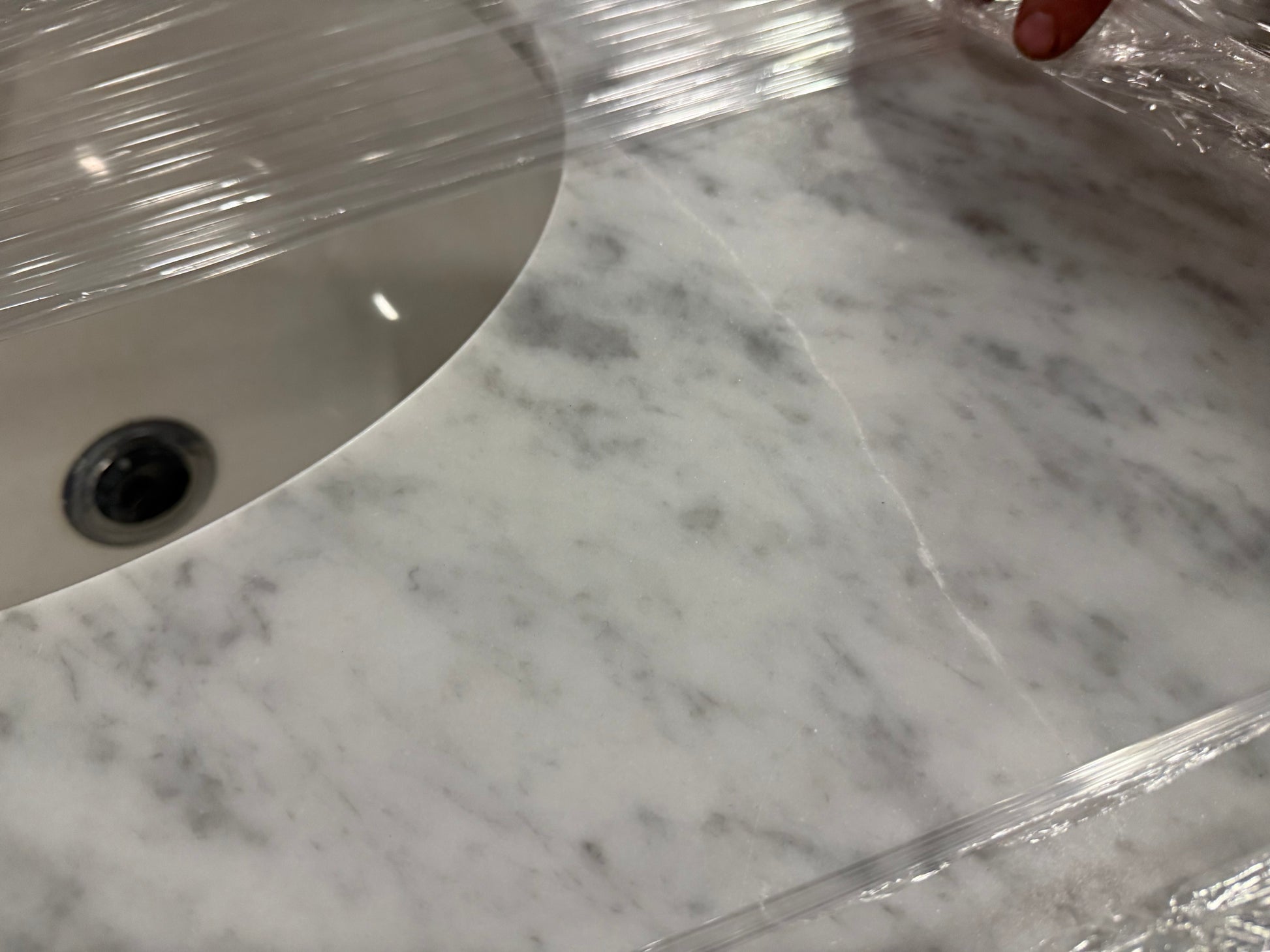 Premium transitional white bathroom vanity for powder rooms and master baths