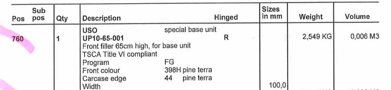 Poggenpohl Modern Pine Terra & Satin Glass Dining Room Storage Cabinetry