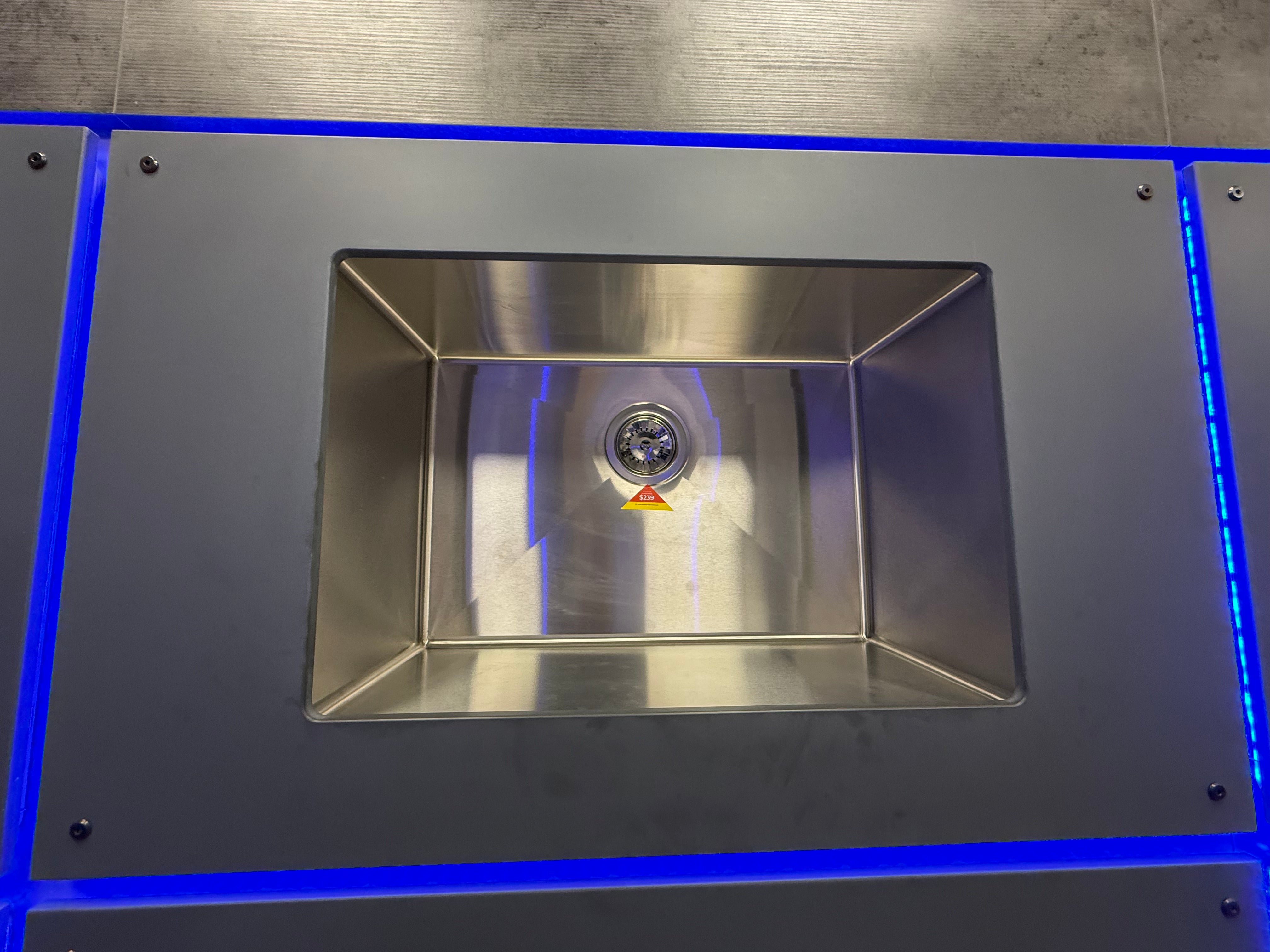Stainless Steel 23" Undermount Single Bowl Kitchen Sink