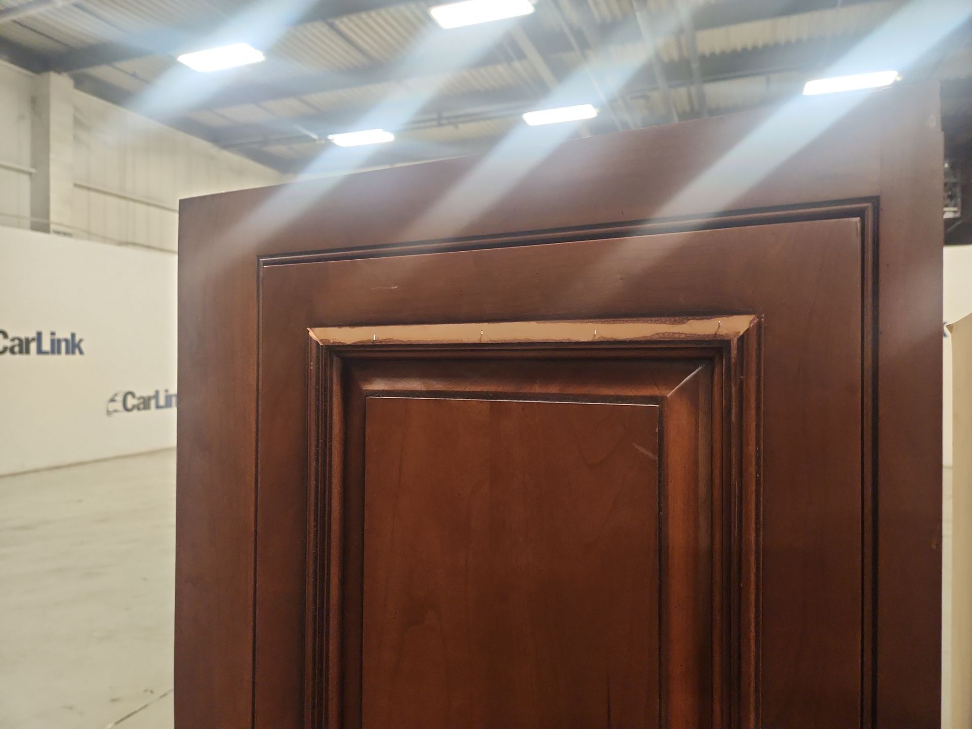 “The Reserve” Custom Traditional Wood Butler's Pantry with Sub-Zero Wine Cooler