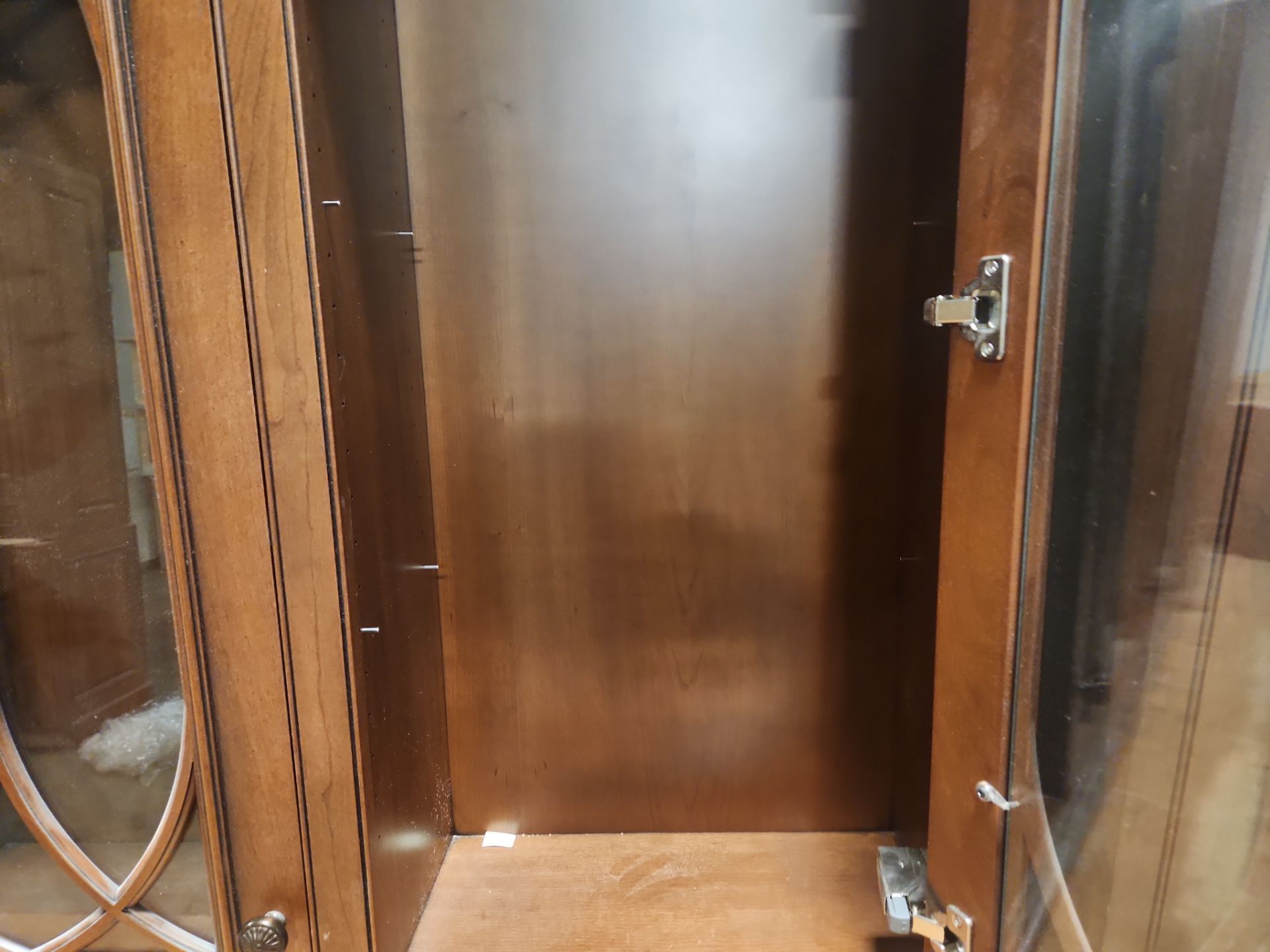 “The Reserve” Custom Traditional Wood Butler's Pantry with Sub-Zero Wine Cooler