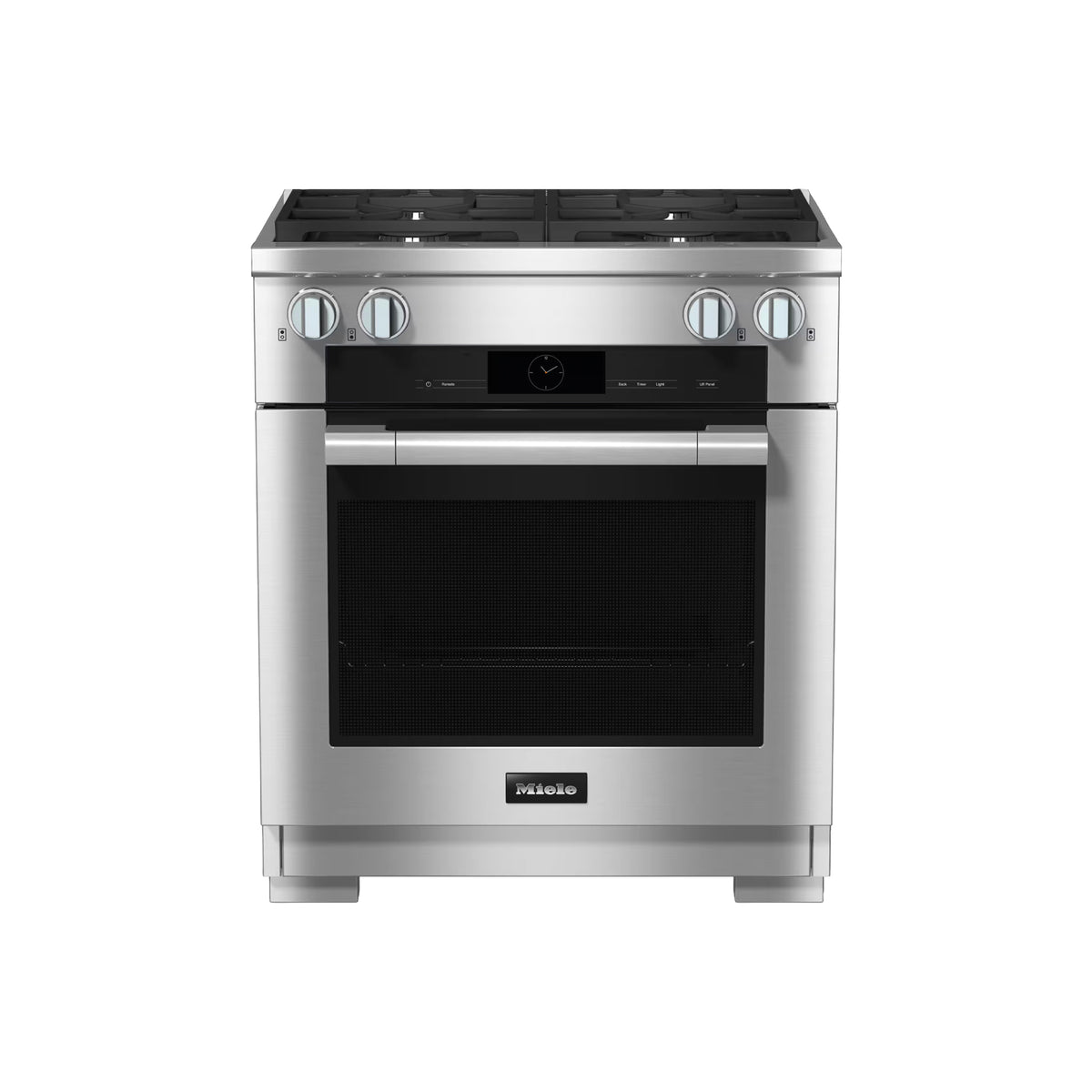 Miele Certified HR1924-2 30" Stainless Steel Dual Fuel Gas Range
