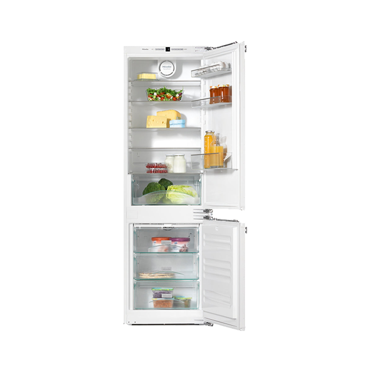 Miele Certified KFN37232iD 22" Panel Ready Bottom Freezer Refrigerator