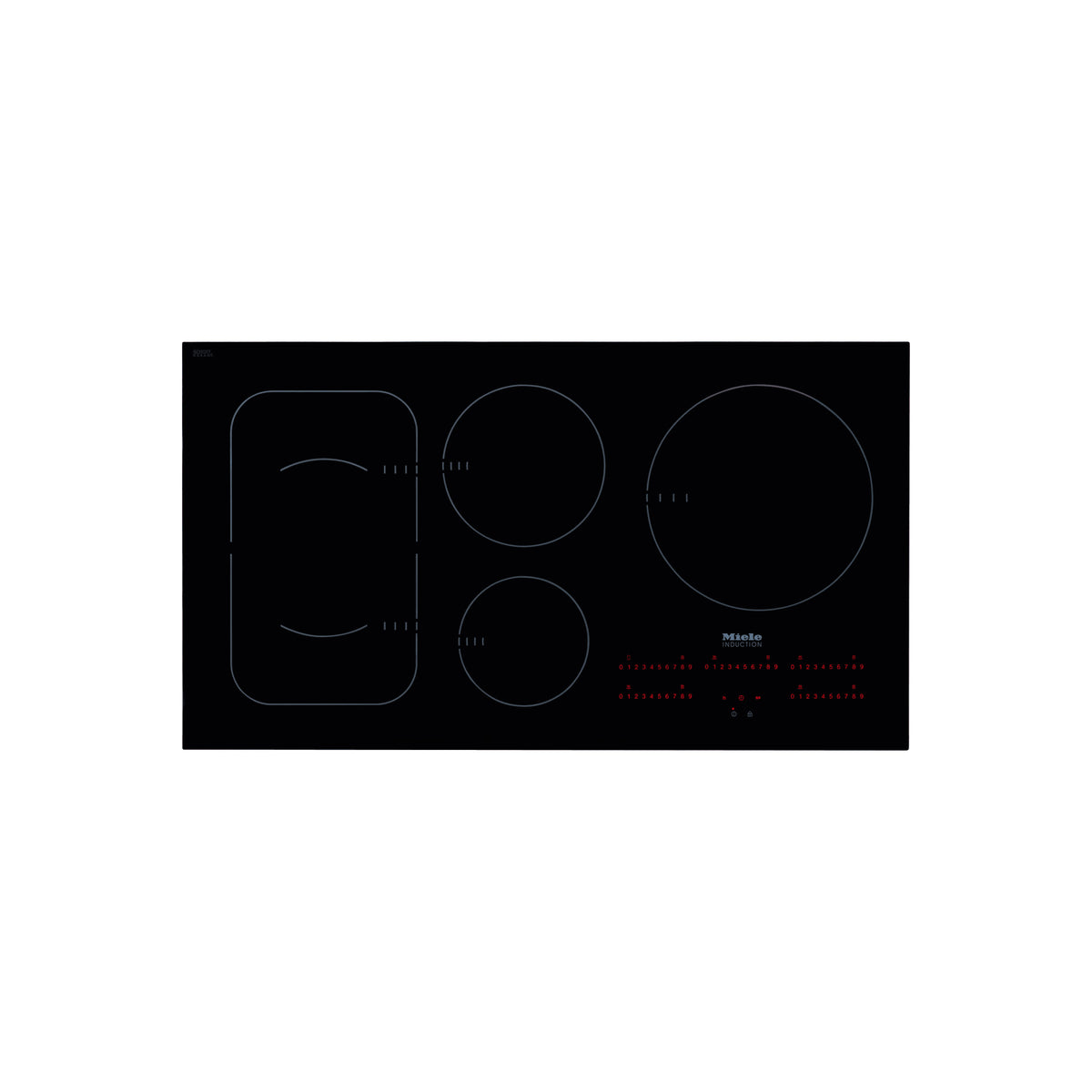 Miele Certified KM 6375 36" Black Induction Cooktop