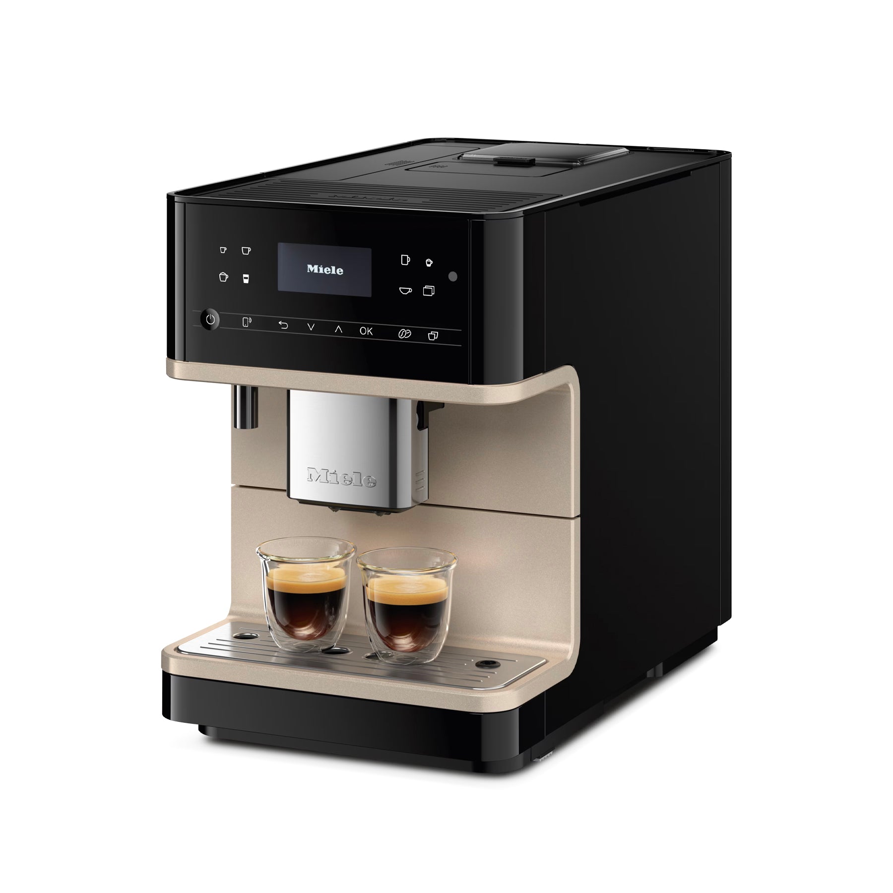 Miele CM 6360 MilkPerfection | Obsidian Black/Steel – Aurora Circ