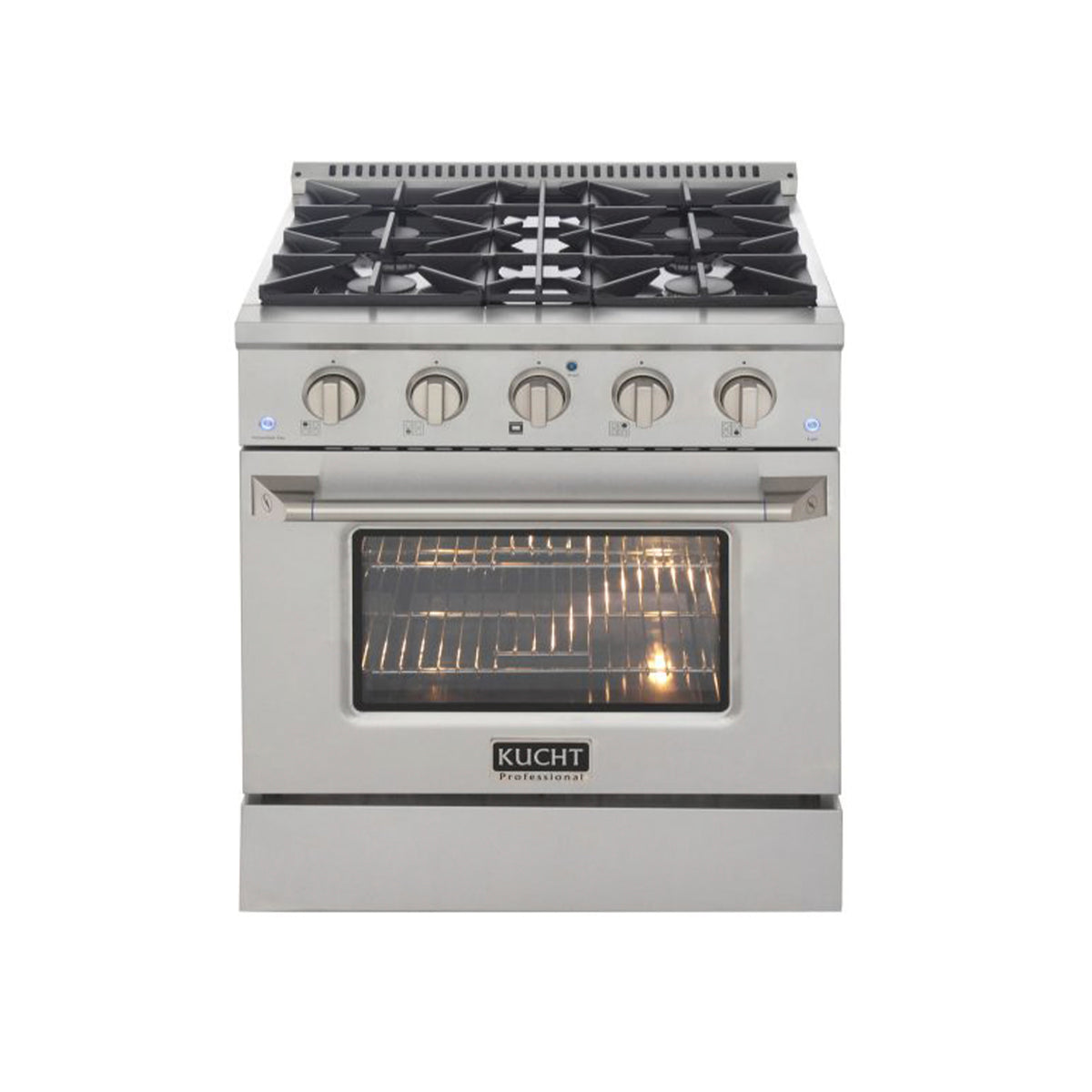 Kucht Professional Pro-Style KDF302 30" Stainless Steel Dual Fuel Range