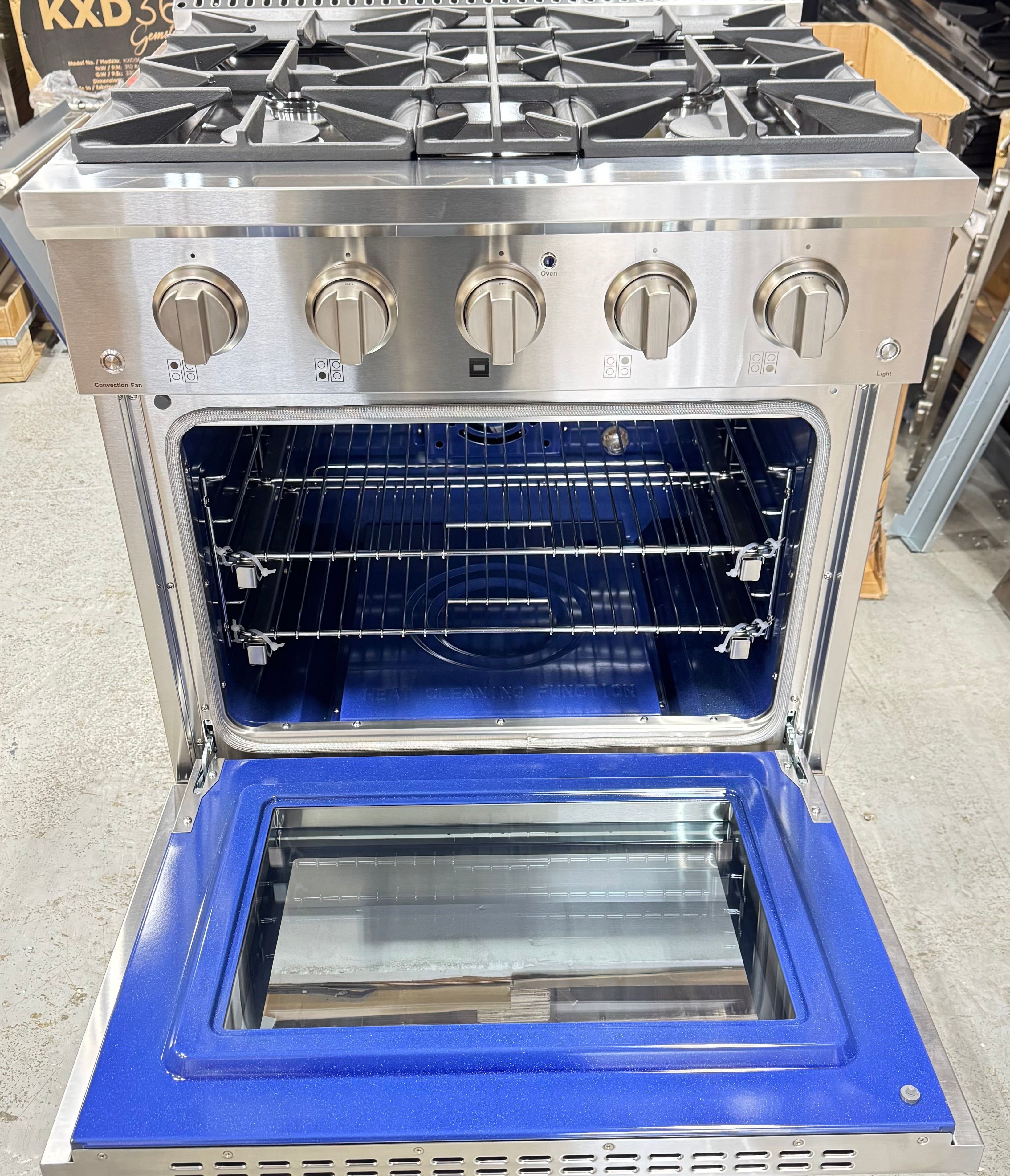 Kucht Professional Pro-Style KDF302 30" Stainless Steel Dual Fuel Range