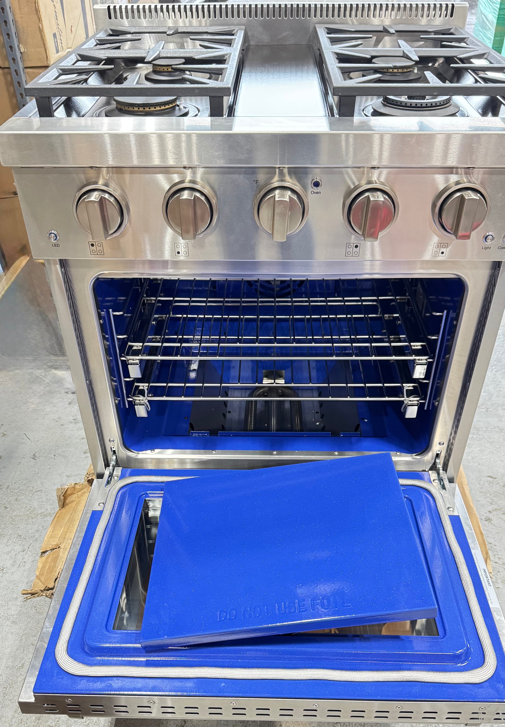 Kucht Professional KFX300 30" Stainless Steel Gas Range