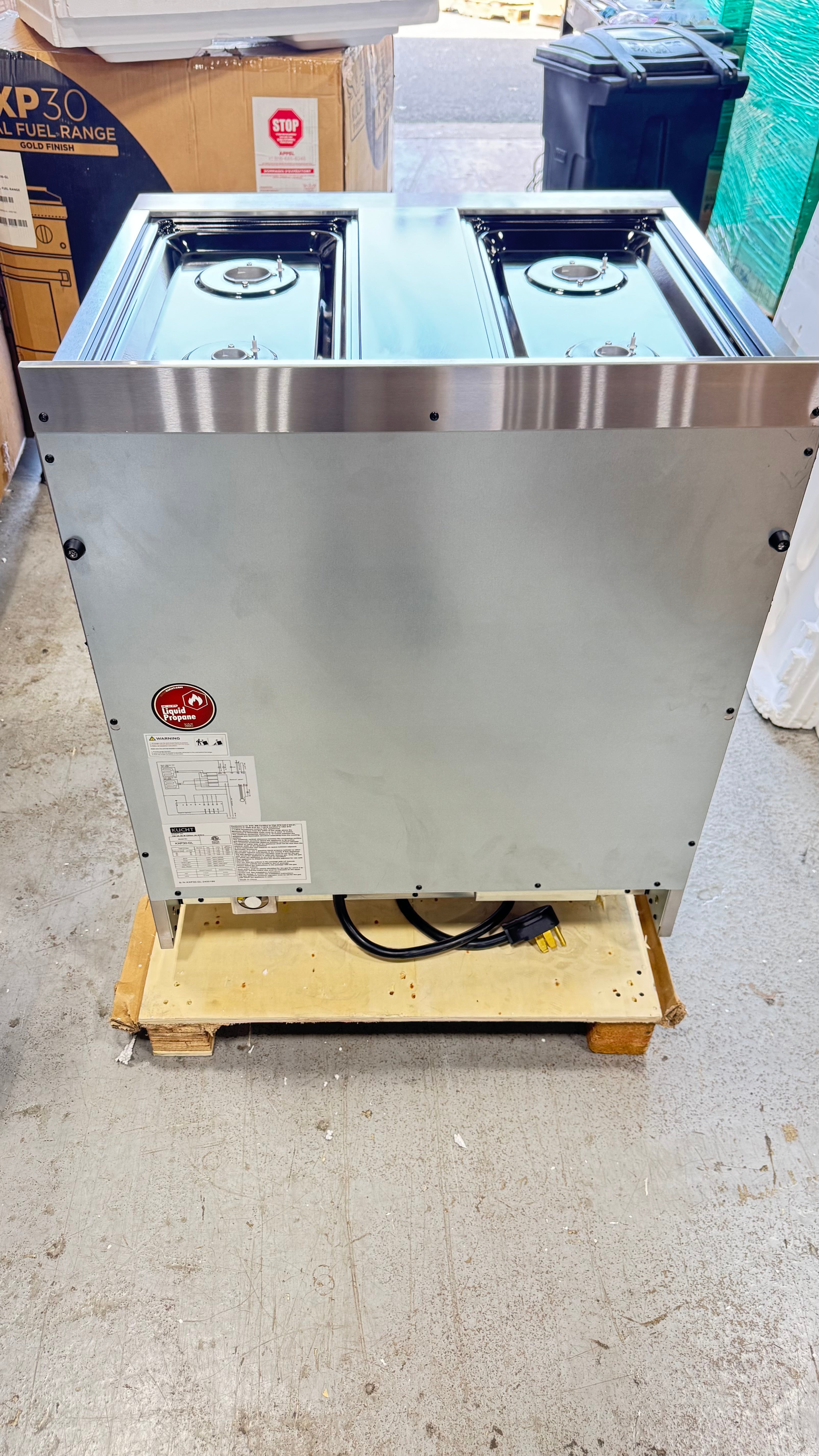 Kucht Professional KXP30-GL 30" Stainless Steel Dual Fuel Range