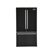Kucht Professional K748FDK 36" Black French Door Refrigerator