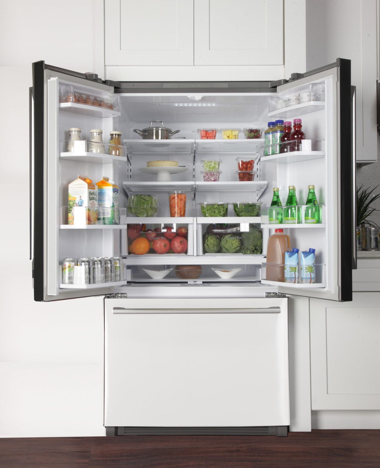 Kucht Professional K748FDW 36" White French Door Refrigerator