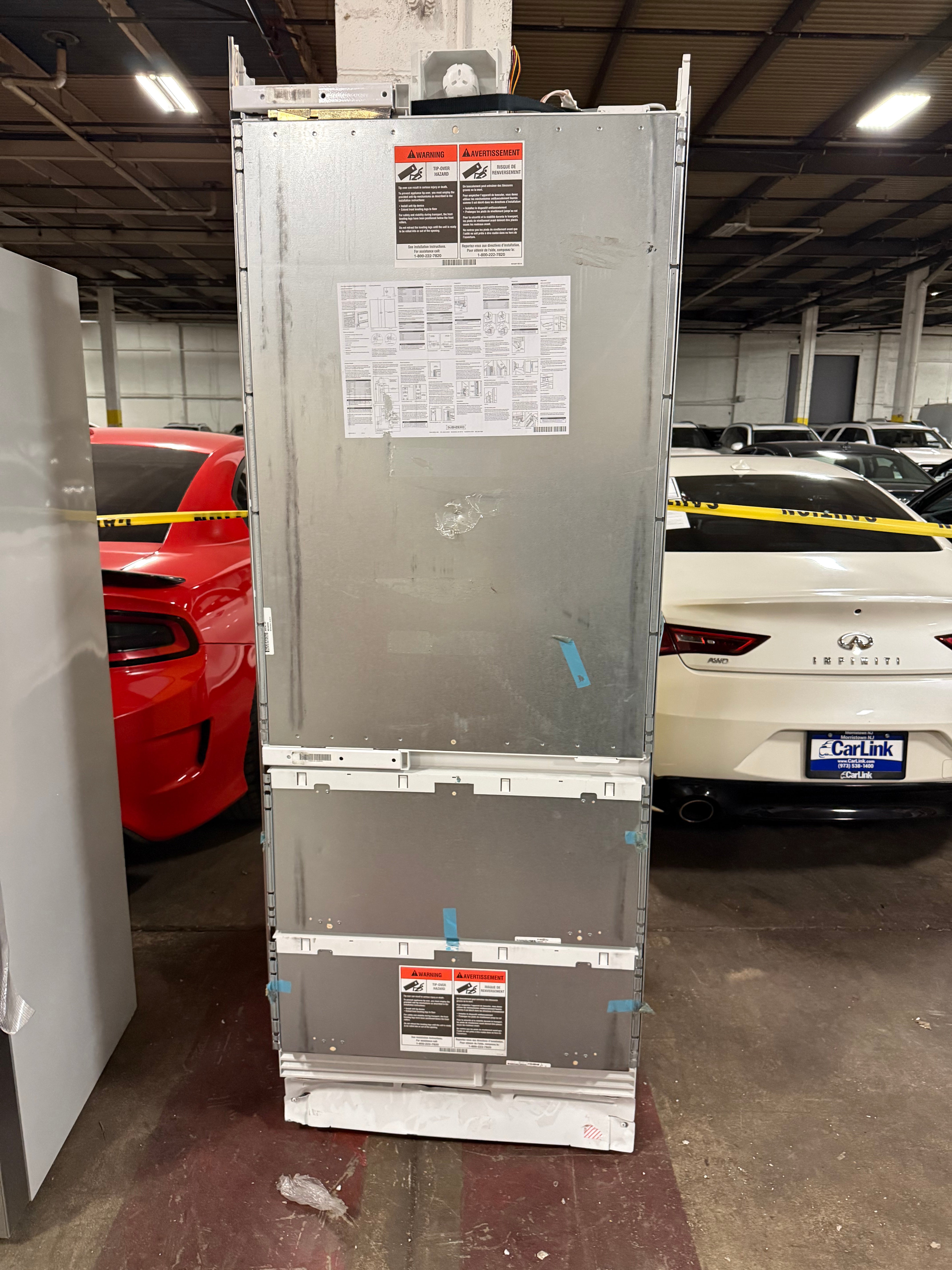 Sub-Zero DET3050CI/L 30" Panel Ready Bottom Freezer Refrigerator