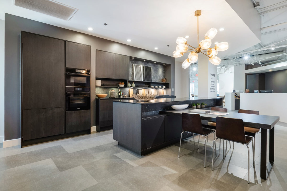 SieMatic Modern Black Kitchen with Island & Miele Appliances | photo 1