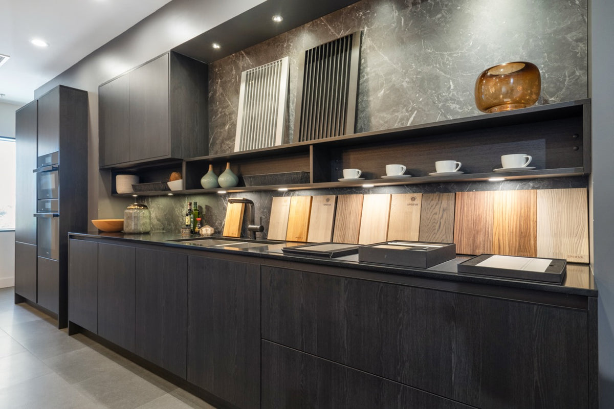 SieMatic Modern Black Kitchen with Island & Miele Appliances | photo 6